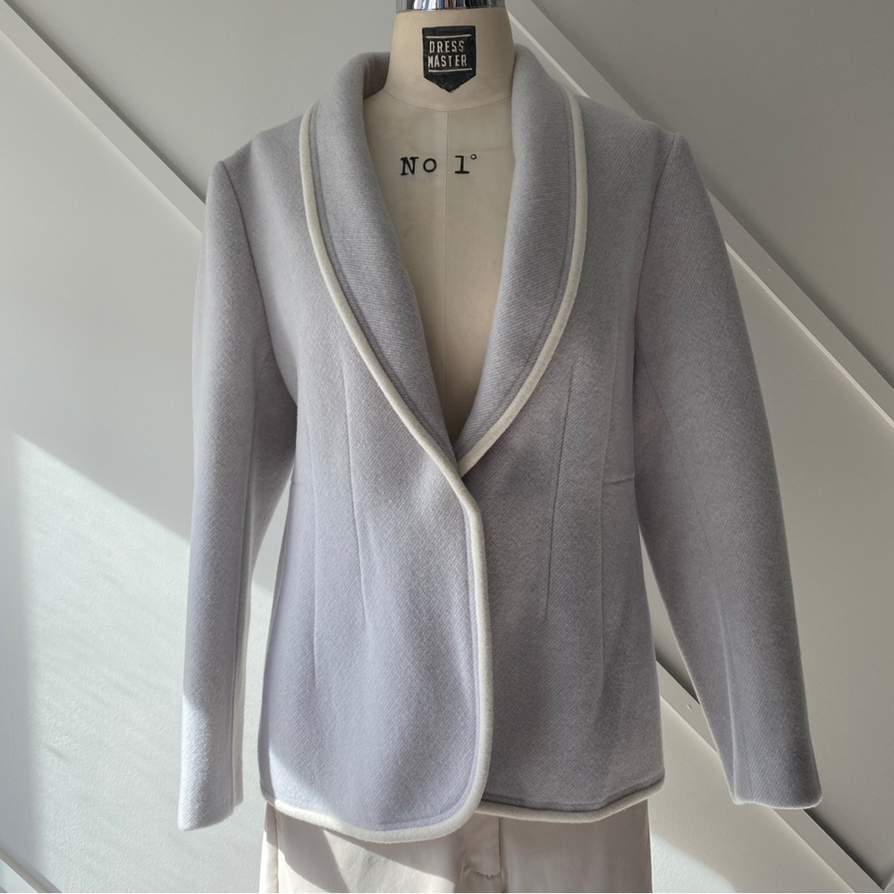 Sies Marjan Single Breasted Wool Coat Silk Lined NWT - Size 8 | Luxury Designer